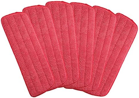 Xindejia Microfiber Mop Pads 6 Pack Universal Fit All Mops