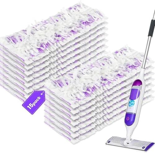 15 Pack Power Mop Refills for Swiffer Compatible
