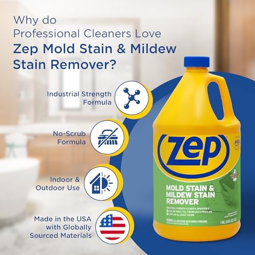 Zep Mold Stain Remover 1 Gallon Case of 2