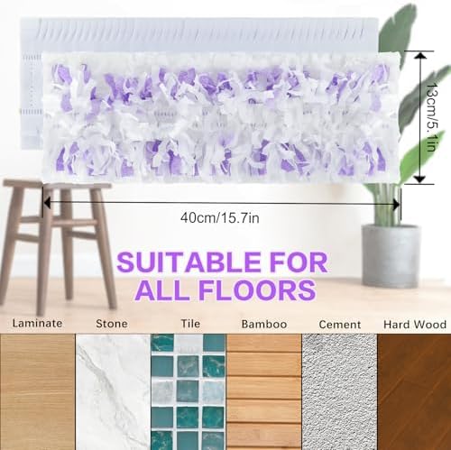 SAUAUSUN 28 Count Disposable Power Mop Pads Refills