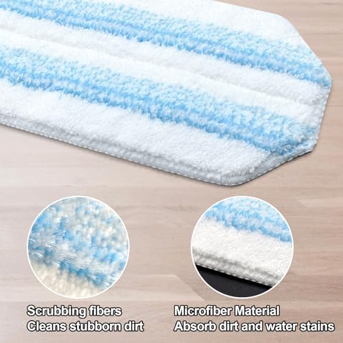 GFRED 8 Pack Mop Pads for O Cedar H2Pro Flat Mop System