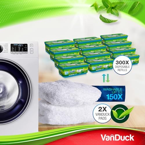 VanDuck Reusable Cotton Mop Pads 4-Pack 1