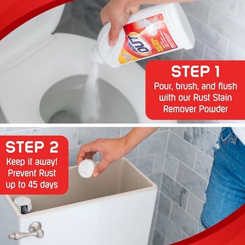 IRON OUT Automatic Toilet Bowl Cleaner Tablets 45 Days Rust Free