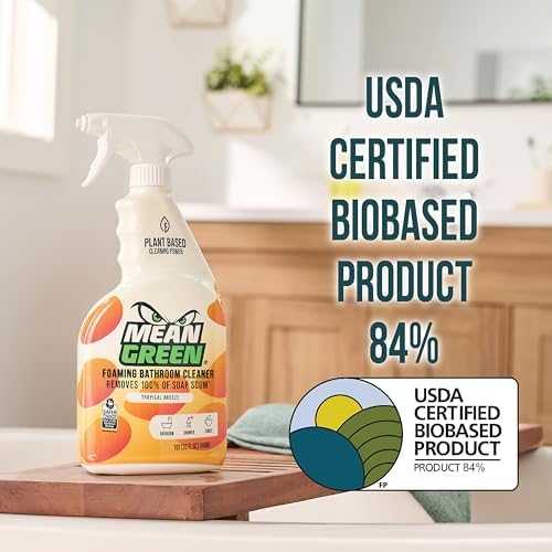 Mean Green Non-Concentrated Bathroom Cleaner Tropical Breeze 32 Ounce 1