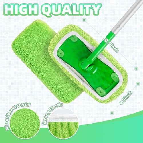 Nicemiya 8 Pack Reusable Mop Pads for Swiffer