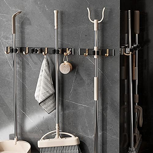 SHIJINHAO Wall-Mounted Mop Hook with Slide Mechanism