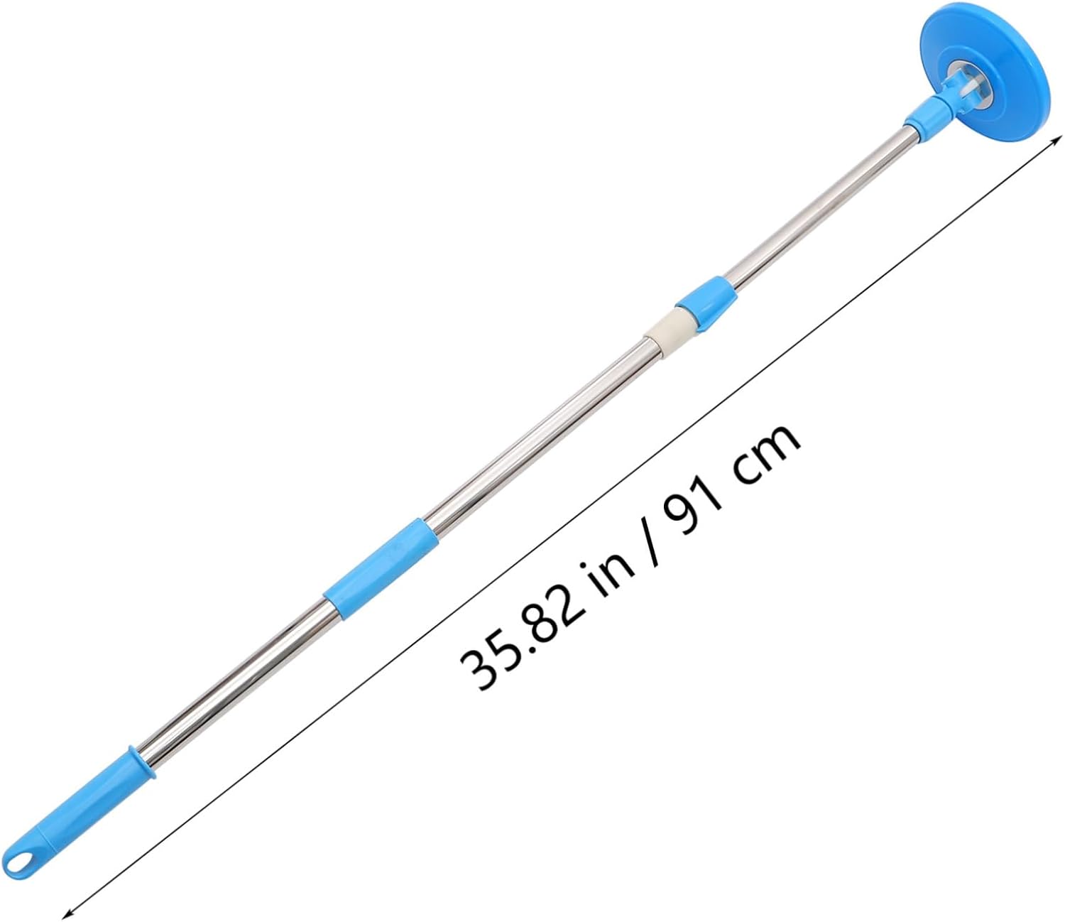 Ipetboom Mop Pole Replacement Stainless Steel Rod Rotating Handle