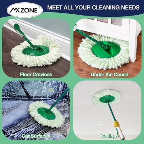 3 Pack Microfiber Mop Head Replacement for Libman Tornado 1