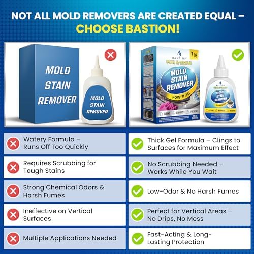 Bastion Heavy Duty Mold Cleaner 7 fl oz Gel Formula