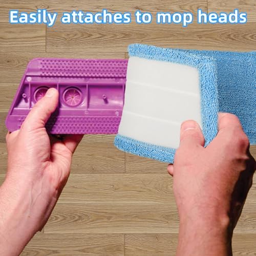NIXOOT 6 Pack Reusable Microfiber Mop Refill Pads