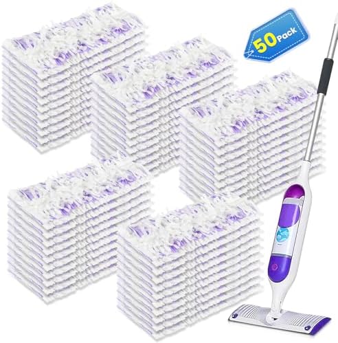 Bisenkud Cleaning Pads for Swiffer Power Mop 50 Pack 20 Thicker 1
