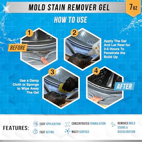 ACTIVE Mold Stain Remover Gel 7 Fl Oz