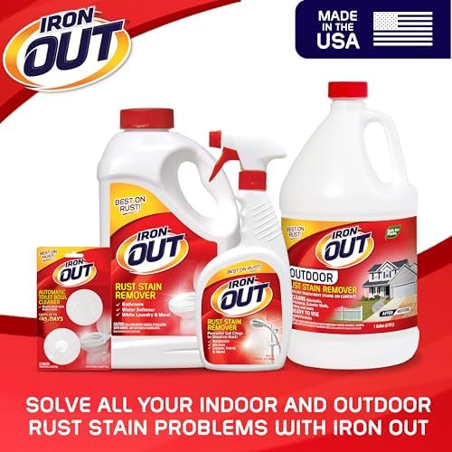 IRON OUT Rust Stain Remover Spray Gel 3-Pack