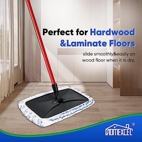 HOMEXCEL Reusable Microfiber Mop Pads 2 Pack