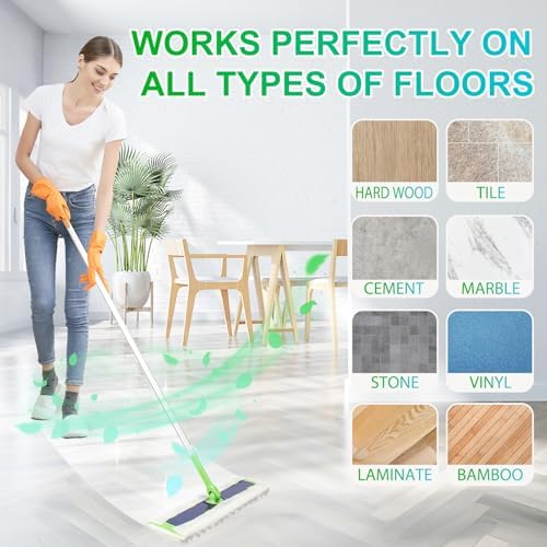 SAUAUSUN 40 Count XL Mopping Cloths Kit for Swiffer Sweeper XL