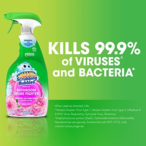 Scrubbing Bubbles Bathroom Grime Fighter Floral Fusion Scent 32 oz