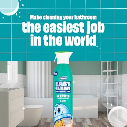 Scrubbing Bubbles Easy Clean Foaming Bathroom Cleaner 1358 Ounce Pack of 2