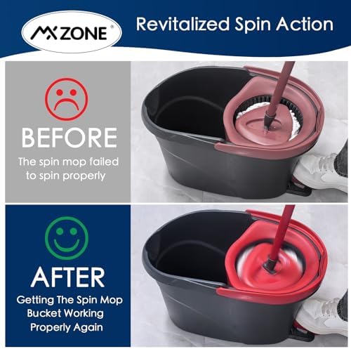 MXZONE Spin Mop Gear Replacement 2 Pack
