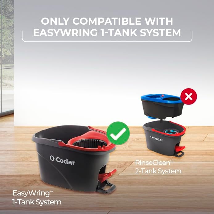 O-Cedar EasyWring Spin Mop Microfiber Refill 3M Replacement