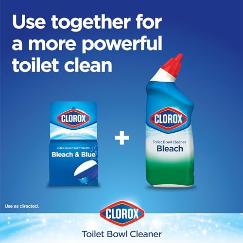 Clorox Ultra Clean Toilet Tablets with Bleach Blue