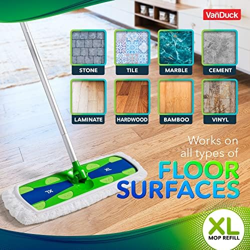 VanDuck Extra Large Cotton Mop Pads 2-Pack
