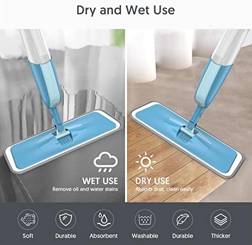 7 Reusable Microfiber Mop Pads for Swiffer Power Mop 1