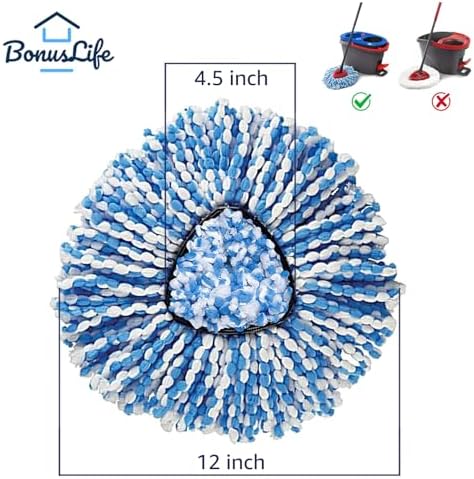 BonusLife Mop Refill Set for RinseClean 2-Tank System 1