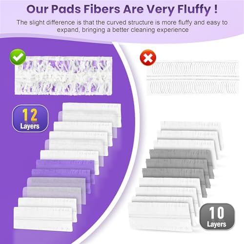 12 Pack Chyodi Power Mop Refills Compatible with Swiffer