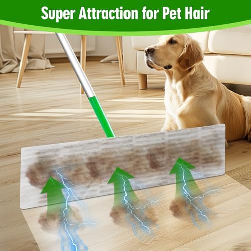 FURCIELOS XL Dry Sweeping Cloths for Swiffer Mop 60 Count Replacement Pads