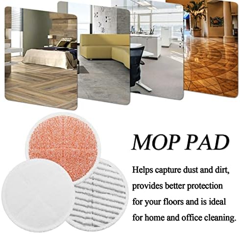 Spinwave Mop Pads Replacement Set by BeiLan - 8Pack for Bissell 2039A2124