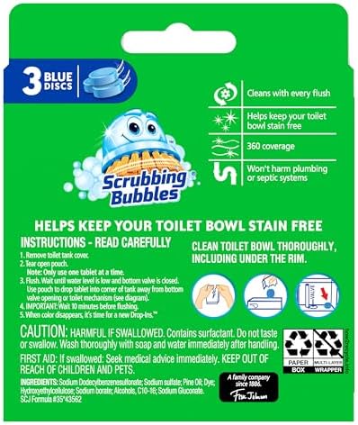 Scrubbing Bubbles Toilet Tablets 3 Count Pack Of 1