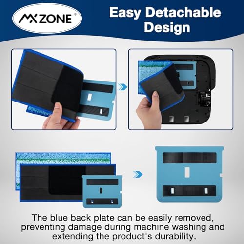 MXZONE Upgraded M6 Wet Mopping Pads 8 Pack 1