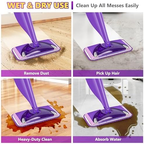 Reusable Mop Pads Refills for Swiffer WetJet 6 Pack