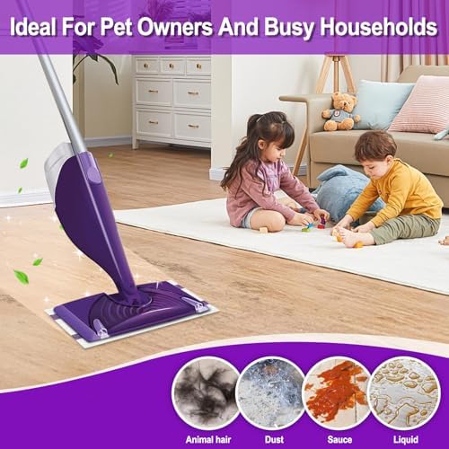 Kusroie 50 Count Wet Jet Pads Refill for Hardwood Floor Cleaning