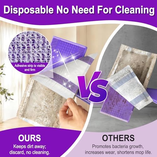 Kusroie 50 Count Wet Jet Pads Refill for Hardwood Floor Cleaning
