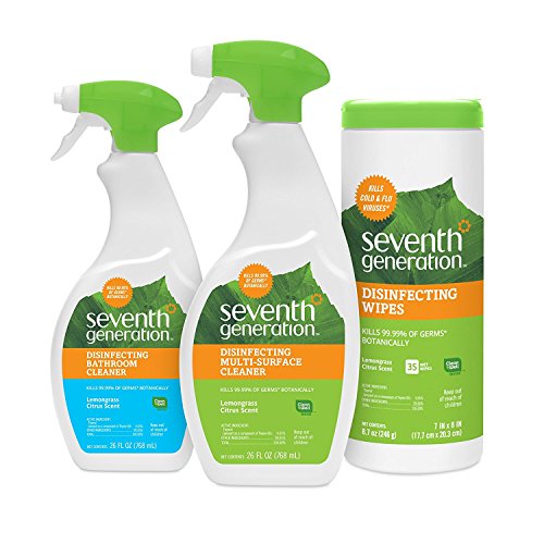 Seventh Generation Disinfecting Bathroom Cleaner Lemongrass Citrus 26 fl oz