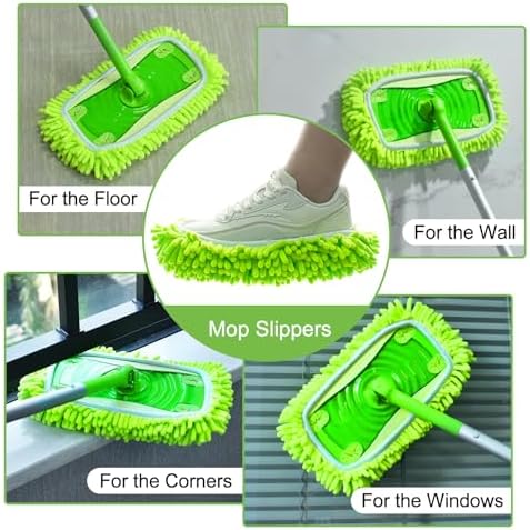 Yuunaie Reusable Mop Pads for Swiffer 4-Pack