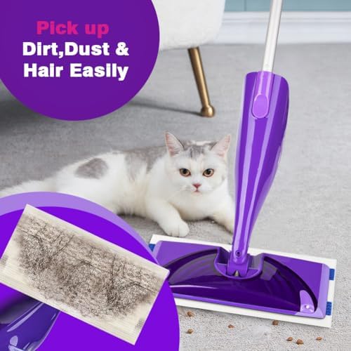 HOMEXCEL Dry Floor Mop Pads 16 Count for Swiffer WetJet