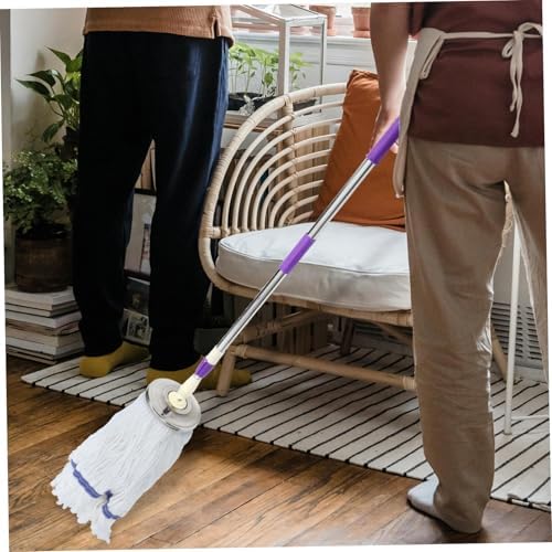 Ipetboom Rotating Mop Handle Stainless Steel Detachable