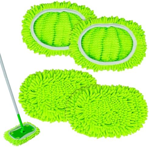 Yuunaie Reusable Mop Pads for Swiffer 4-Pack