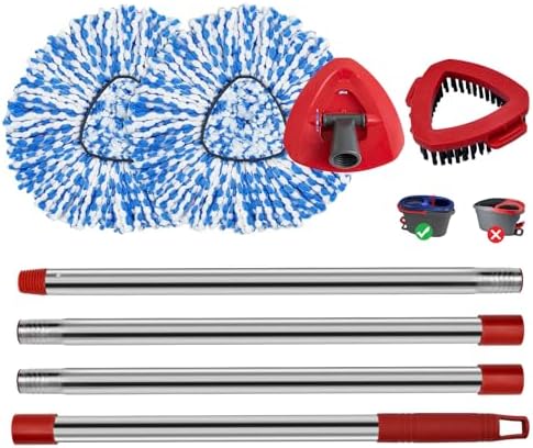 GFRED Spin Mop Replacement Set for O Ceder 2-Tank System