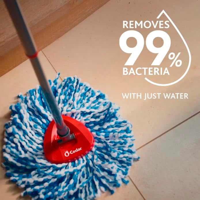 O-Cedar RinseClean Spin Mop Microfiber Refill Pack of 3