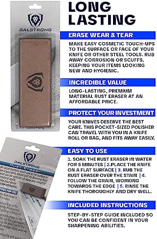 Dalstrong Premium Rust Remover Eraser for Knives and Tools