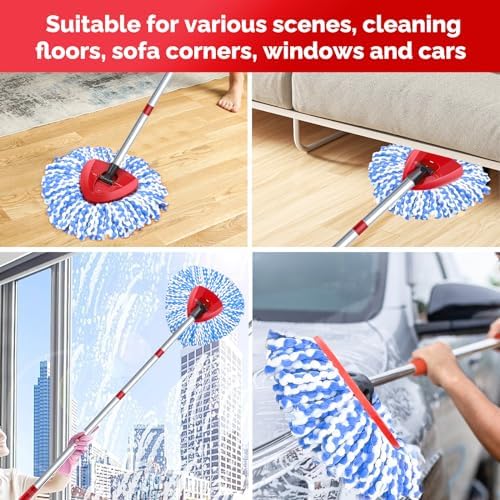 Pkulater O Cedar 2 Tank Mop Head Replacement Set