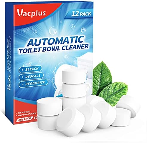 Vacplus Toilet Bowl Cleaner Tablets 12-Pack