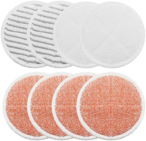 Spinwave Mop Pads Replacement Set by BeiLan - 8Pack for Bissell 2039A2124