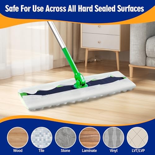 FURCIELOS 40 Count XL Dry Cleaning Cloths for Swiffer Sweeper XL Mop