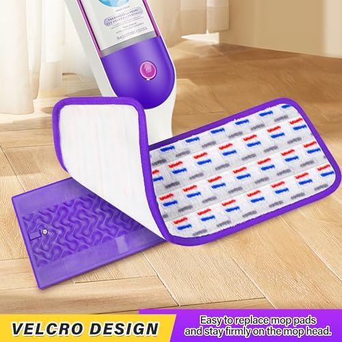 8 Pack Reusable Mop Pads for Swiffer PowerMop 1