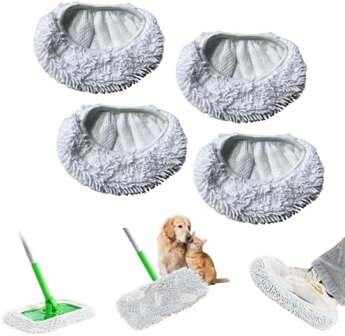 WOAIXUEXI Reusable Mop Pads 4pcs - 103 x 45in