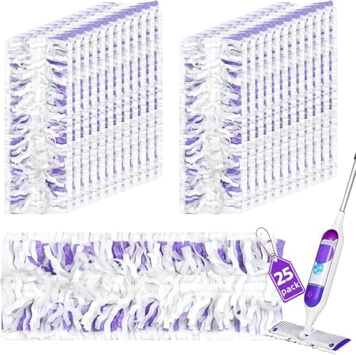 DrFlito 25 Pack Power Mop Pad Refills Unscented